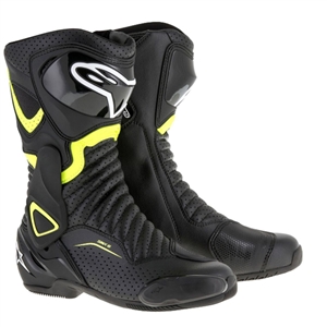 Alpinestars 2018 SMX-6 V2 Boots - Black/Yellow Vented