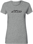 Alpinestars 2018 Womens Blaze Round Neck Tee - Gray Heather