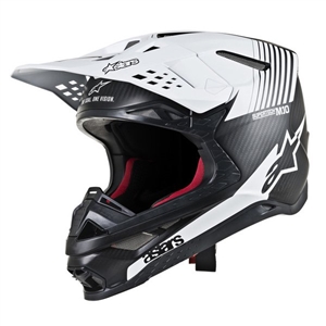 ALPINESTARS - SUPERTECH S-M10 DYNO HELMET BLACK/WHITE