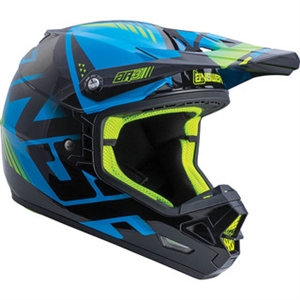 Answer 2018 AR-3 Align Full Face Helmet - Black/Cyan