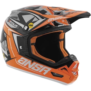 Answer 2018 Evolve 4 MIPS Full Face Helmet - Black/Gray/Orange