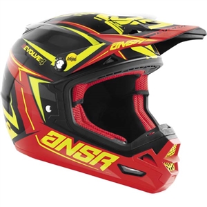 Answer 2018 Evolve 4 MIPS Full Face Helmet - Black/Red/Acid