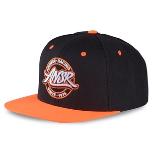 Answer 2018 League Snapback Hat - Black/Orange