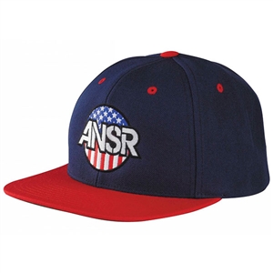 Answer 2018 Patriot Snapback Hat - Blue/Red