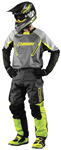 Answer 2018 Taiga XC Combo Jersey Pant - Grey/Hi-Viz Yellow