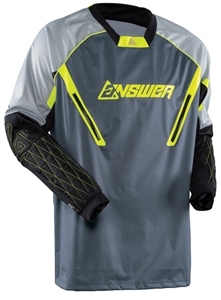 Answer 2018 Taiga XC Jersey - Grey/Hi-Viz Yellow