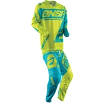 Answer 2018 Youth Syncron Air Combo Jersey Pant - Acid/Cyan
