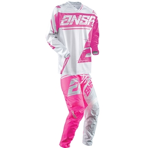 Answer 2018 Youth Syncron WMX Combo Jersey Pant - Grey/Pink