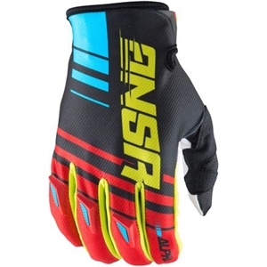 Answer - 2017 Alpha Gloves- Red/Acid/Black