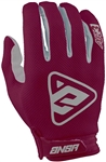 Answer 2018 AR-3 Gloves - Berry/Gray