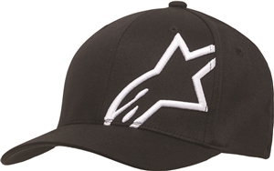 Alpinestars 2018 Corp Shift 2 Curved Brim Hat - Black/White