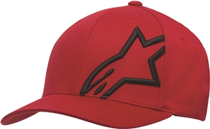 Alpinestars 2018 Corp Shift 2 Curved Brim Hat - Red/Black