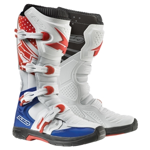 AXO 2017 MX Drone Boot- White/Red/Blue
