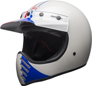 Bell 2018 Custom Moto-3 Ace Cafe GP 66 Full Face Helmet - Gloss White/Red