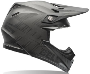 Bell 2017 Moto-9 Carbon Flex Syndrome Full Face Helmet - Black