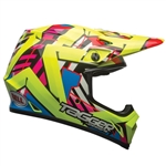 Bell 2017 MX-9 Tagger Double Trouble MIPS Full Face Helmet - Hi-Vis/Yellow