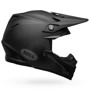 Bell 2017 MIPS Moto-9 Equipped Full Face Helmet - Matte Black