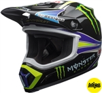 Bell 2018 MX-9 MIPS Pro Circuit Replica Full Face Helmet - Black/Green