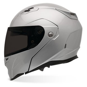 Bell - Revolver Metallic Silver Solid Helmet