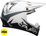 Bell 2018 MX-9 MIPS Seven Ignite Full Face Helmet - Matte White