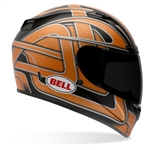 Bell - Vortex Damage Orange Flake Helmet
