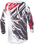 Fly Racing 2018 Kinetic Mesh Relapse Jersey - Black/White/Red
