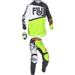 Fly Racing - 2017 Youth F-16 Combo- Black/Lime