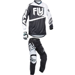 Fly Racing - 2017 Youth F-16 Combo- Black/White