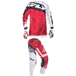Fly Racing - 2017 Youth Kinetic Crux Combo- Red/White