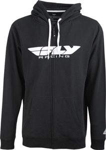 Fly Racing 2018 Corp Zip-Up Hoody - Black