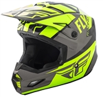 Fly Racing 2018 Elite Guild Full Face Helmet - Hi-Vis/Grey/Black