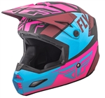 Fly Racing 2018 Elite Guild Full Face Helmet - Matte Neon Pink/Blue/Black