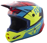 Fly Racing 2018 Elite Guild Full Face Helmet - Red/Blue/Hi-Vis