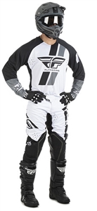 FLY RACING - EVOLUTION DST JERSEY, PANT COMBO Black/White