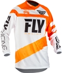 Fly Racing 2018 F - 16 Jersey - Orange/White