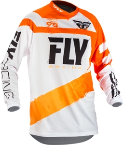 Fly Racing 2018 F - 16 Jersey - Orange/White