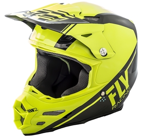 Fly Racing 2018 MIPS F2 Carbon Rewire Full Face Helmet - Hi-Vis/Black