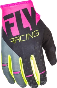 Fly Racing 2018 Kinetic Gloves - Neon Pink/Black/Hi-Vis