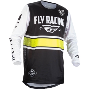 Fly Racing 2018 Kinetic Jersey - Black/White