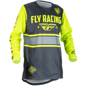Fly Racing 2018 Kinetic Jersey - Grey/Hi-Vis