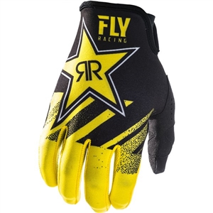 Fly Racing 2018 Lite Rockstar Gloves - White/Black