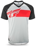 Fly Racing 2017 MTB Action Elite Jersey - Gray/Red/Black