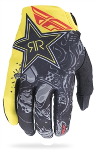 Fly Racing 2017 MTB Lite Rockstar Gloves - Black/Yellow