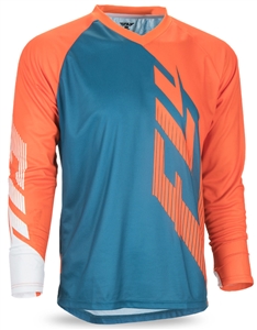 Fly Racing 2017 MTB Radium Jersey - Teal/Orange/White