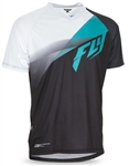 Fly Racing 2017 MTB Super D Jersey - Black/Teal/White