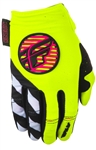 Fly Racing 2017 MTB Womens Kinetic Gloves - Neon Pink/Hi-Vis