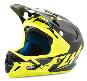 Fly Racing 2017 MTB Werx Ultra Full Face Helmet - Black/Hi-Vis