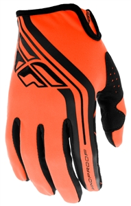 Fly Racing 2017 MTB Youth Lite Waterproof Gloves - Orange/Black