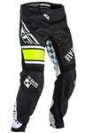 Fly Racing 2017 Youth MTB Kinetic Pant - Black/White