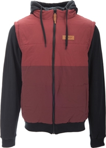 Fly Racing 2018 Never Quilt Hoody - Burgundy/Black